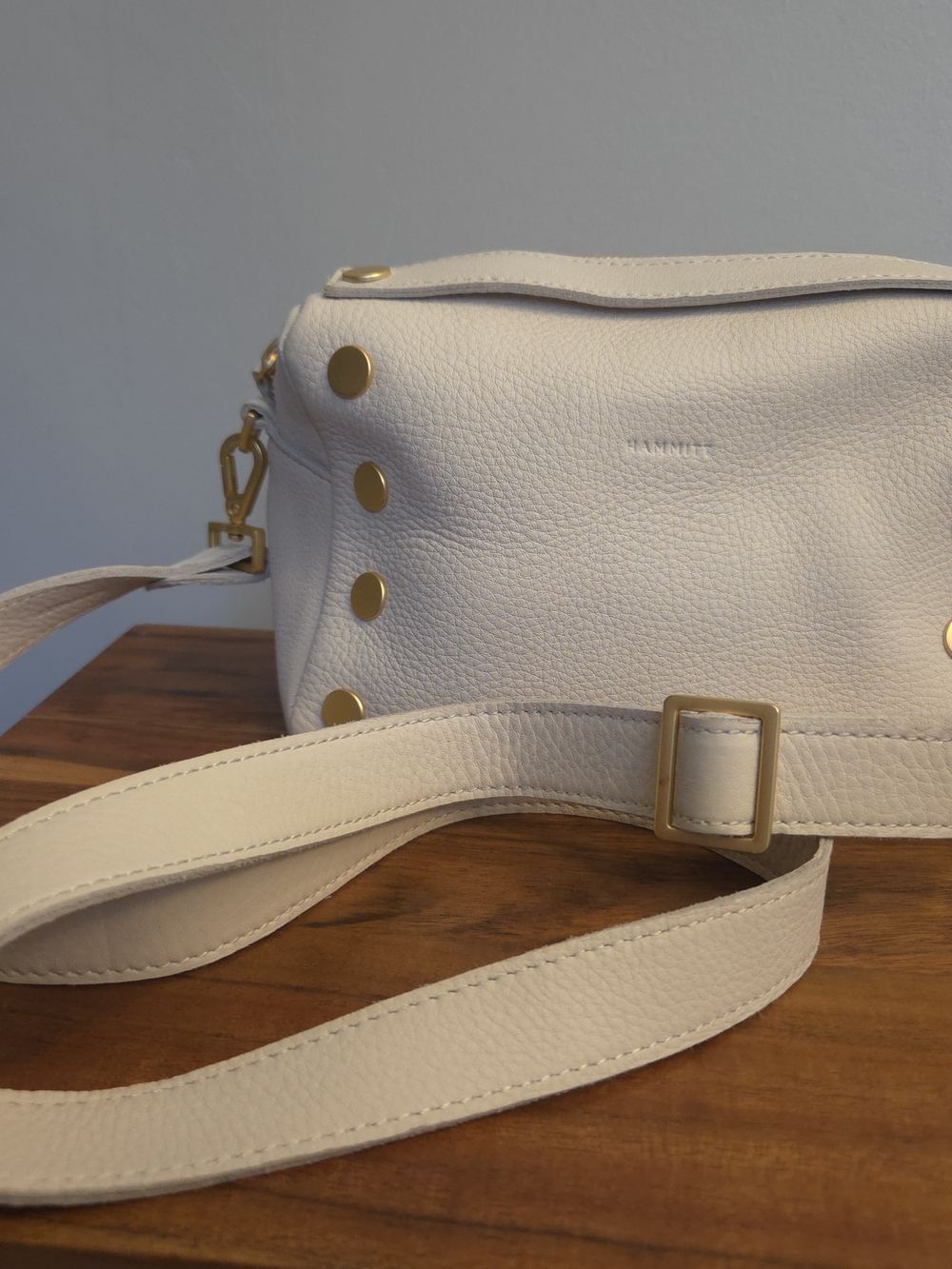 Hammitt Evan Crossbody Sml / Calla Lily White/Brushed Gold